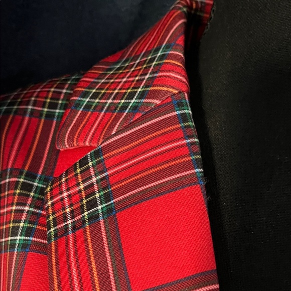 Nanette Lepore Red plaid blazer - Picture 7 of 16